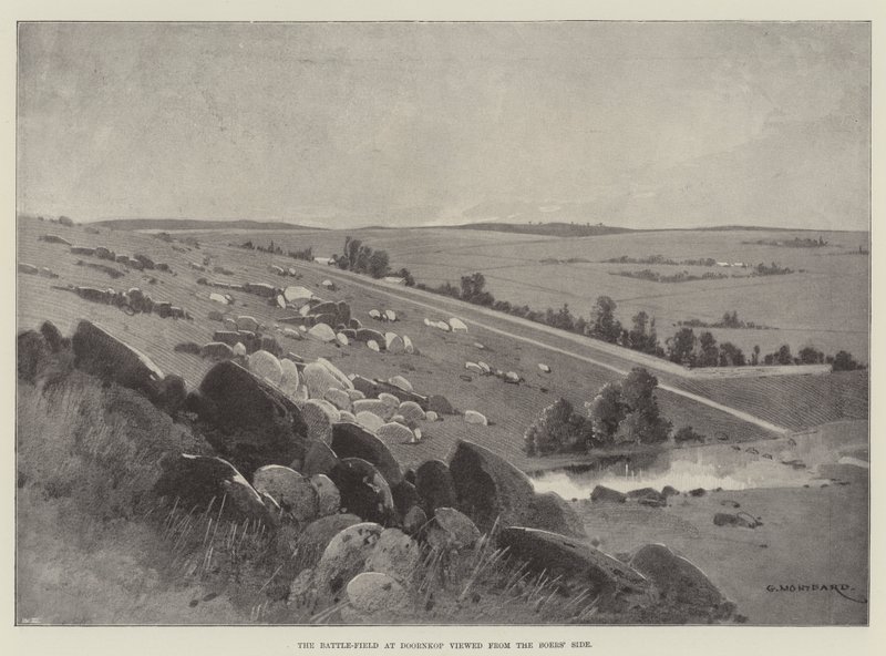 Slagmarken ved Doornkop set fra boernes side af Charles Auguste Loye