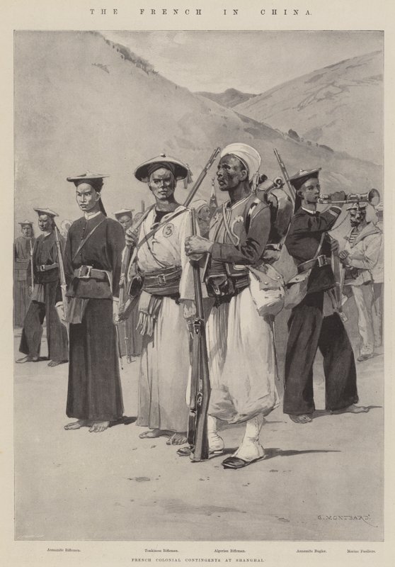 Franskmændene i Kina af Charles Auguste Loye