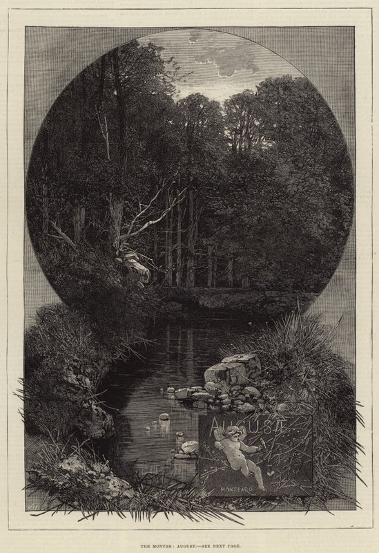 Månederne, august af Charles Auguste Loye