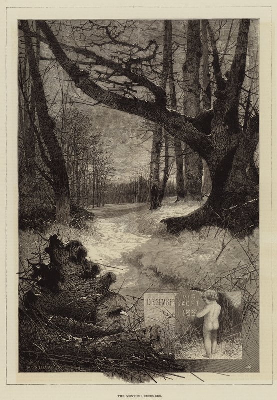 Månederne, december af Charles Auguste Loye