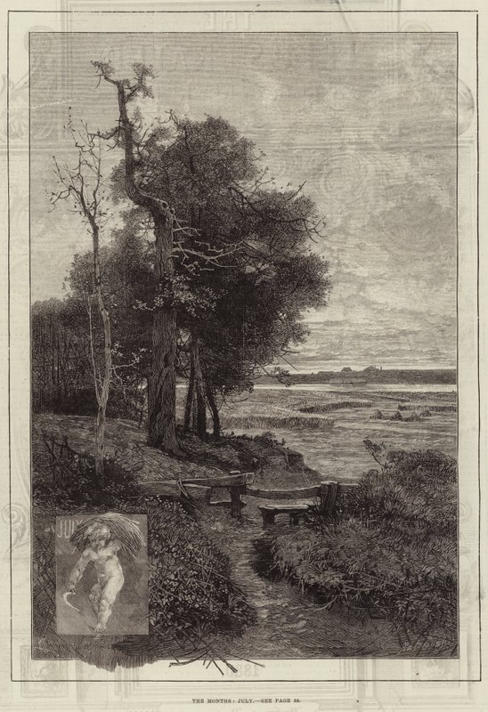 Månederne, juli af Charles Auguste Loye