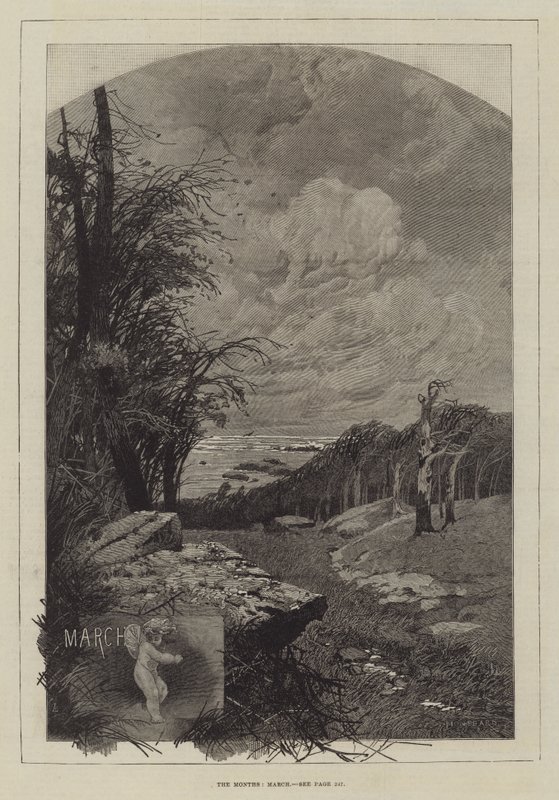 Månederne, marts af Charles Auguste Loye