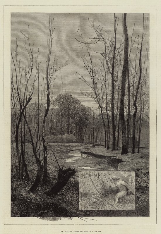 Månederne, november af Charles Auguste Loye