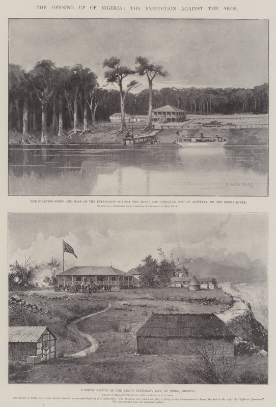 Åbningen af Nigeria, Ekspeditionen mod Aros af Charles Auguste Loye