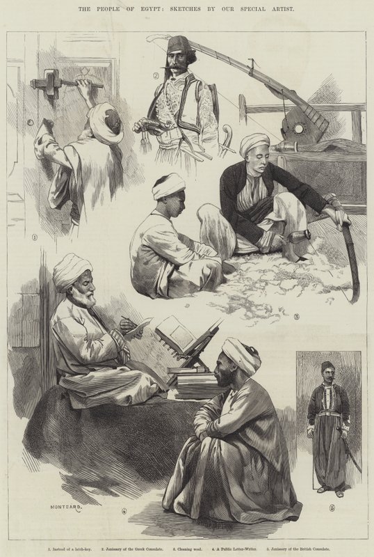 Ægyptens folk af Charles Auguste Loye