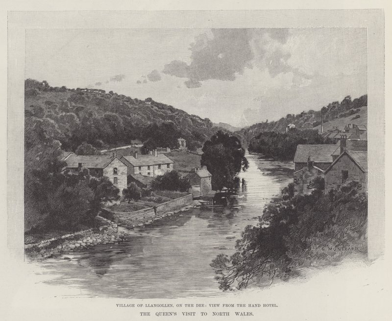 Dronningens besøg i det nordlige Wales af Charles Auguste Loye