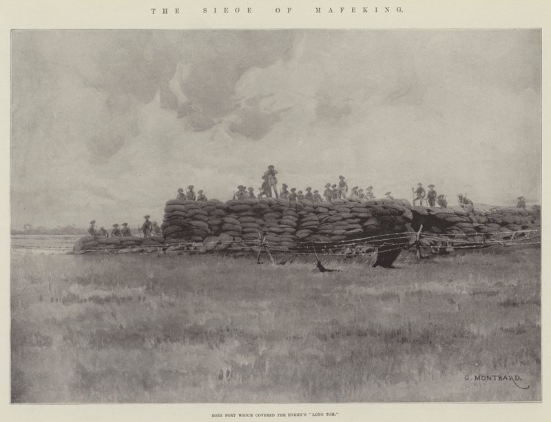 Mafekings belejring af Charles Auguste Loye