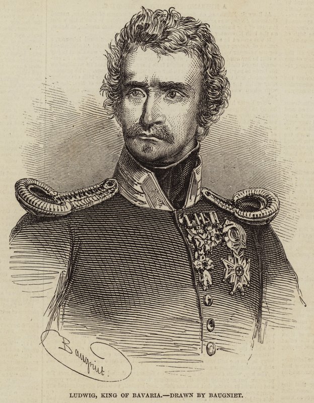 Ludwig, konge af Bayern af Charles Baugniet