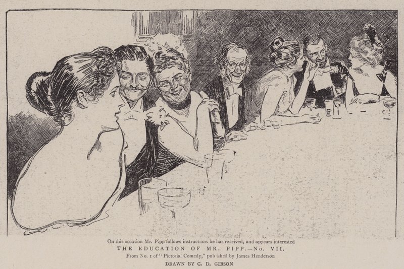 Uddannelsen af hr. Pipp, nr. VII af Charles Dana Gibson