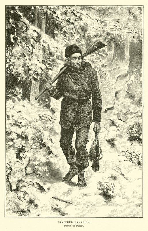 canadisk fanger af Charles Edouard Delort