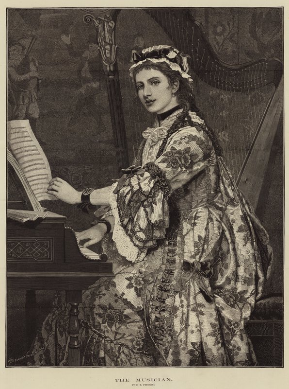 Musikeren af Charles Edward Perugini