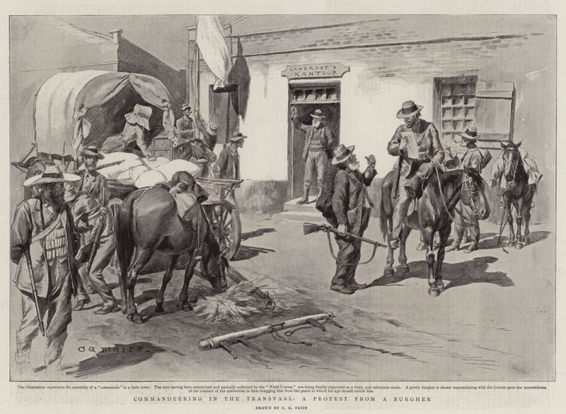 Befaling i Transvaal, en protest fra en borger af Charles Edwin Fripp