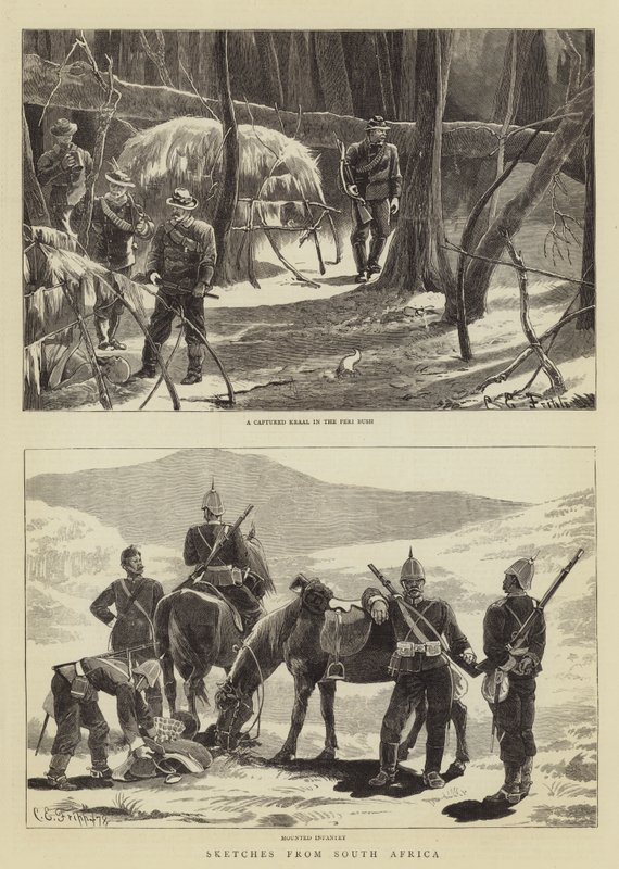 Skitser fra Sydafrika af Charles Edwin Fripp