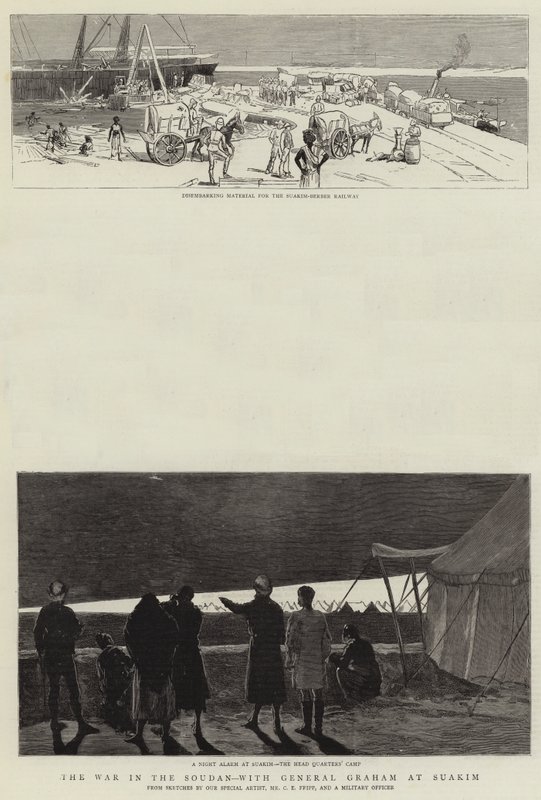 Krigen i Soudan, med general Graham i Suakim af Charles Edwin Fripp