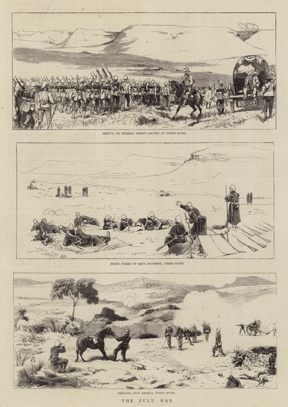 Zulu-krigen af Charles Edwin Fripp