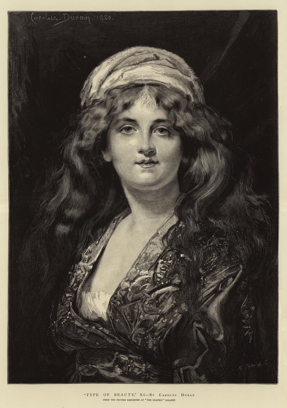 Type af skønhed, XI af Charles Emile Auguste Carolus Duran