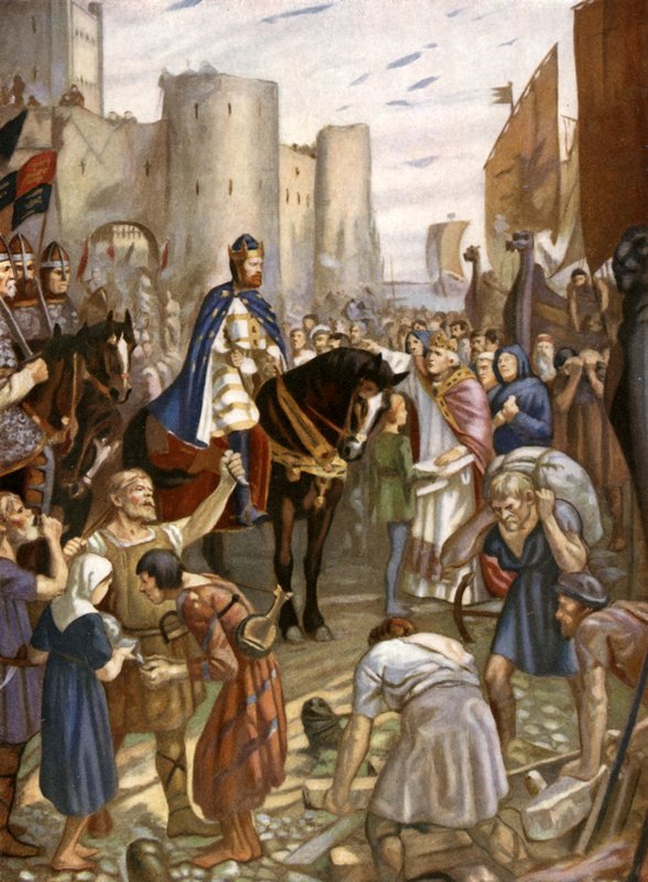 William Rufus ved Tower of London af Charles Goldsborough Anderson