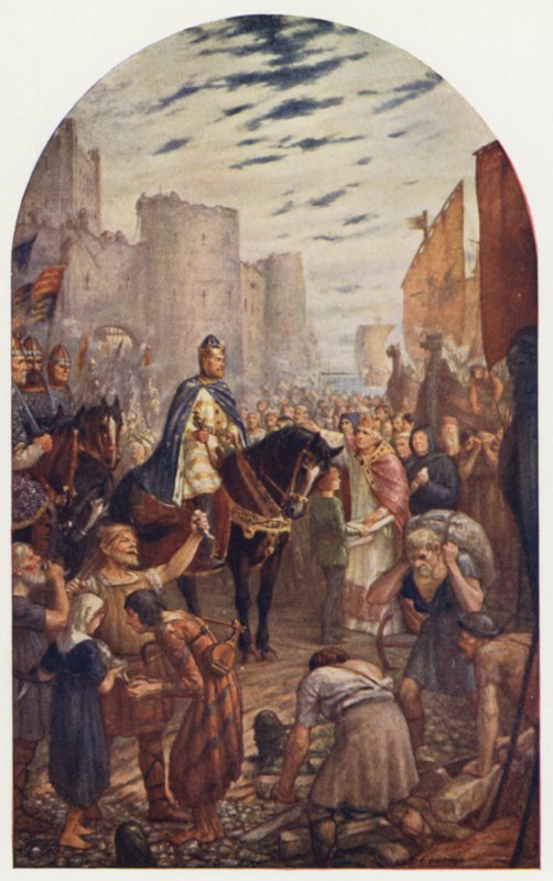 William II bygger Tower of London af Charles Goldsborough Anderson
