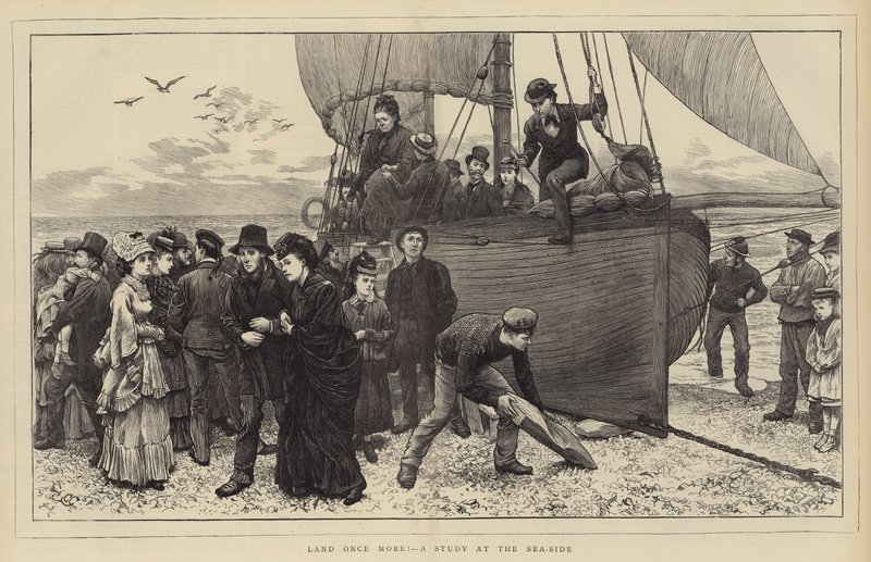 Land igen!, en undersøgelse ved havet af Charles Green