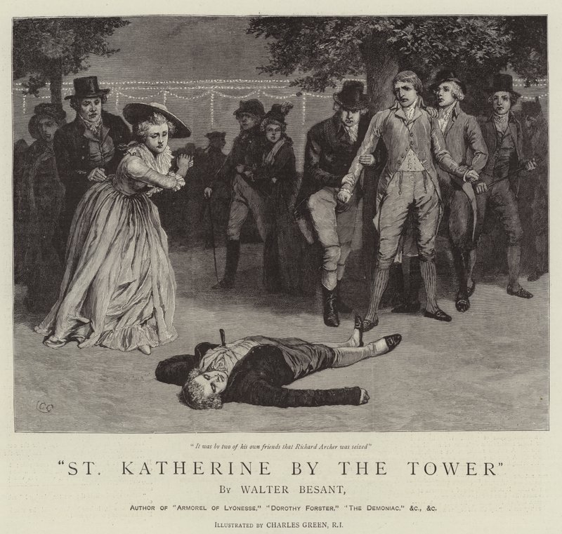 St Katherine ved tårnet af Charles Green