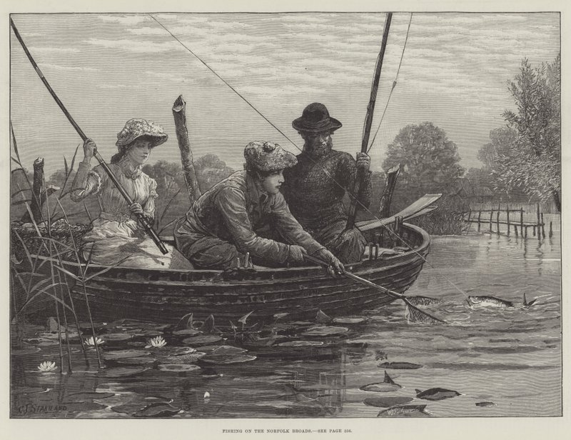 Fiskeri på Norfolk Broads af Charles J. Staniland