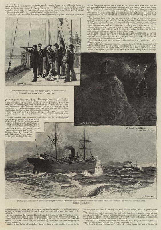 Vores kystvagt af Charles J. Staniland