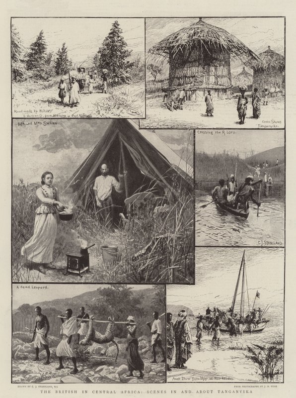 Briterne i Centralafrika, Scener i og om Tanganyika af Charles J. Staniland