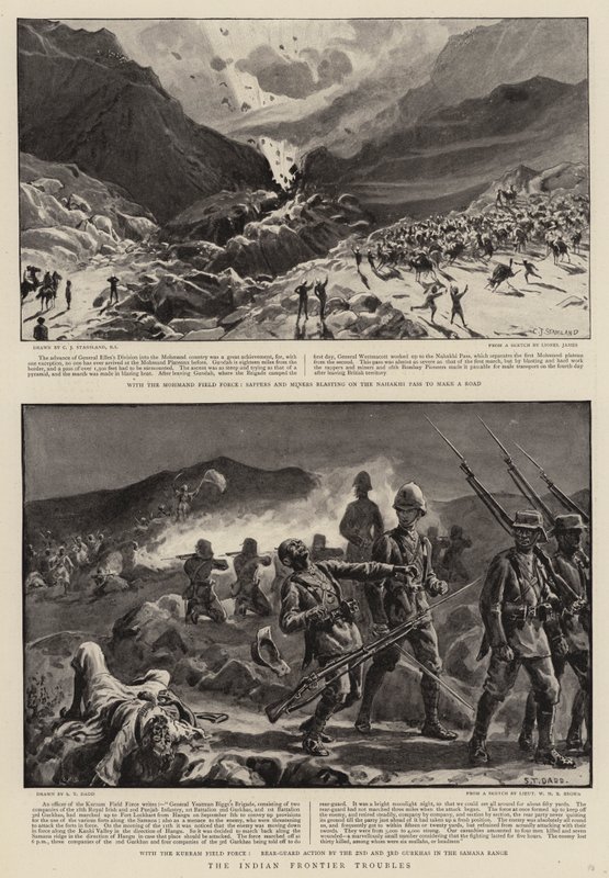 De indiske grænsestridigheder af Charles J. Staniland