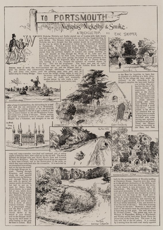 Til Portsmouth med Nicholas Nickleby og Smike af Charles J. Staniland