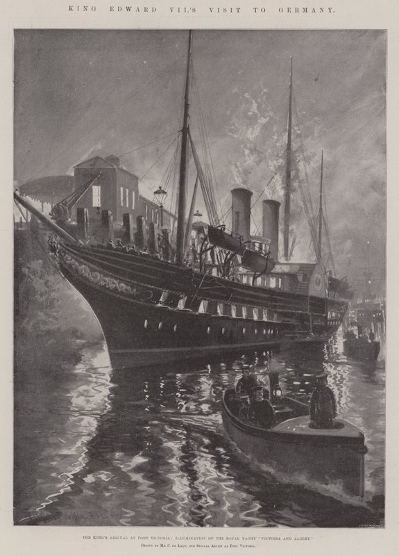 Kong Edward VIIs besøg i Tyskland af Charles John de Lacy