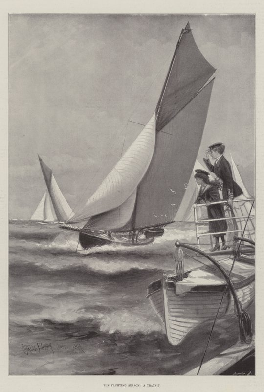 Yachtsæsonen, en transit af Charles John de Lacy