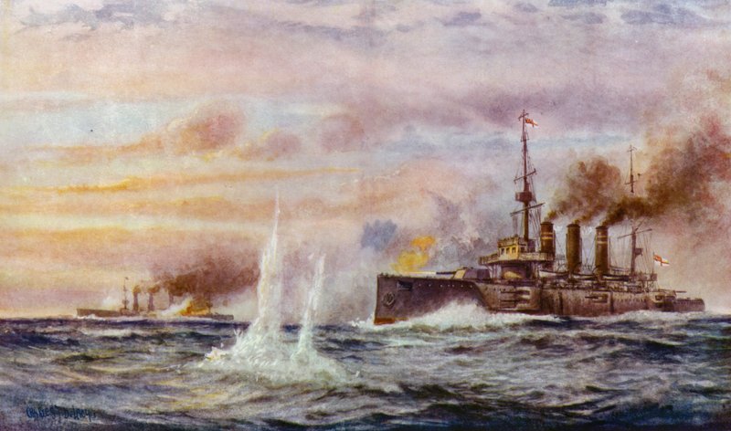 Kampen mellem Kent og Nurnberg af Charles John de after Lacy