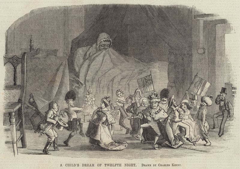 Et barns drøm om Twelfth Night af Charles Keene
