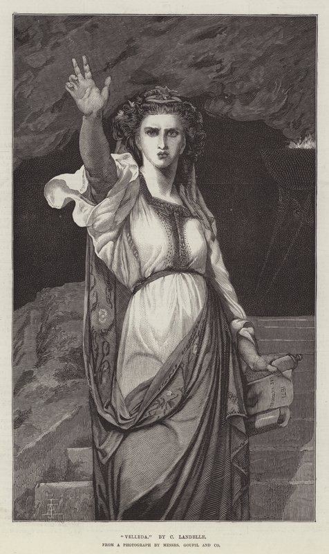 Velleda af Charles Landelle
