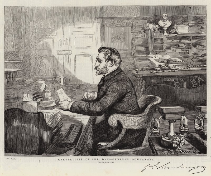 Dagens berømtheder, General Boulanger af Charles Paul Renouard