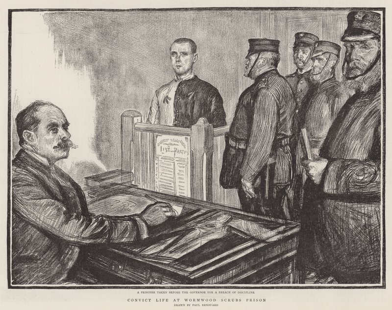 Livet som straffefange i Wormwood Scrubs-fængslet af Charles Paul Renouard