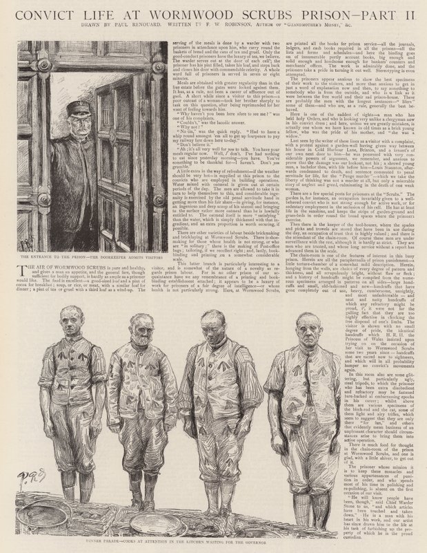 Dømt liv i Wormwood Scrubs Prison af Charles Paul Renouard
