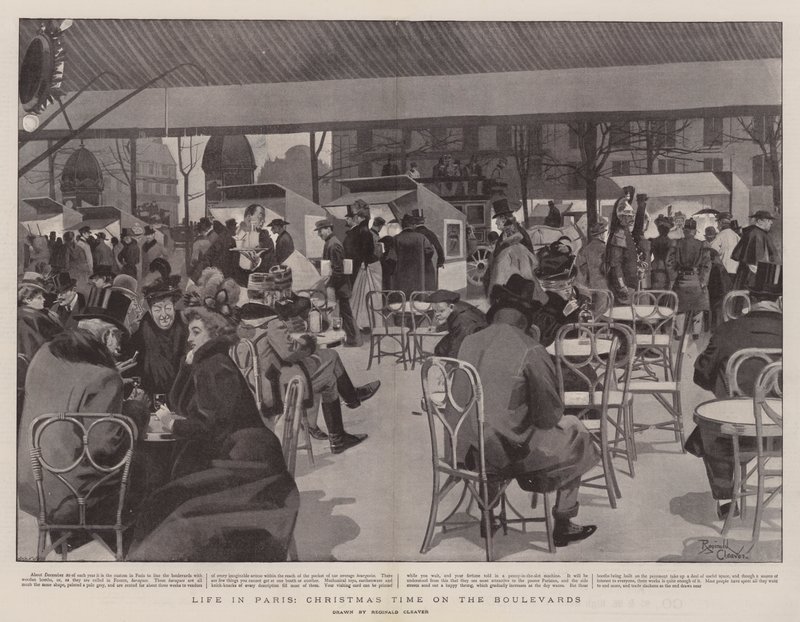 Livet i Paris, juletid på boulevarderne af Charles Paul Renouard