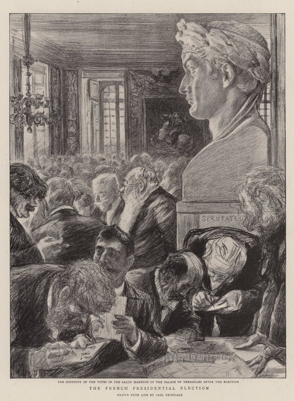 Det franske præsidentvalg af Charles Paul Renouard