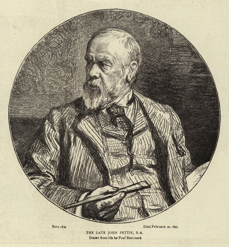 The Late John Pettie, RA af Charles Paul Renouard