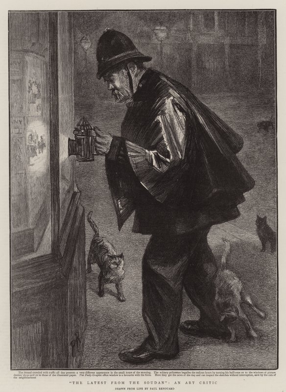 Det seneste fra Soudan, en kunstkritiker af Charles Paul Renouard