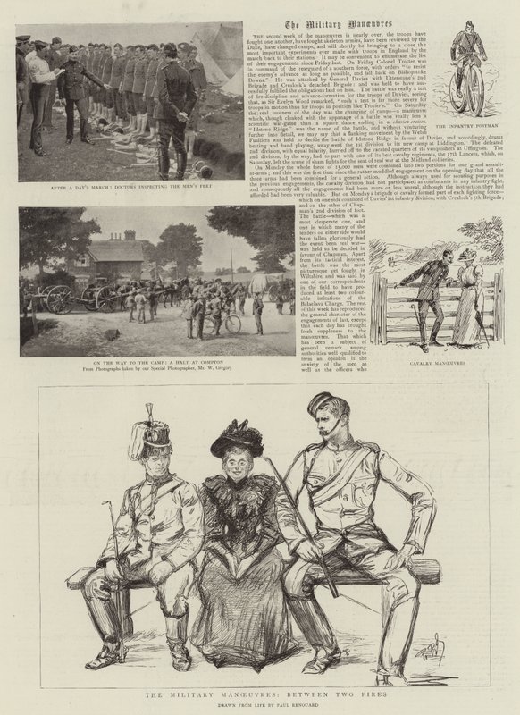 De militære manøvrer af Charles Paul Renouard