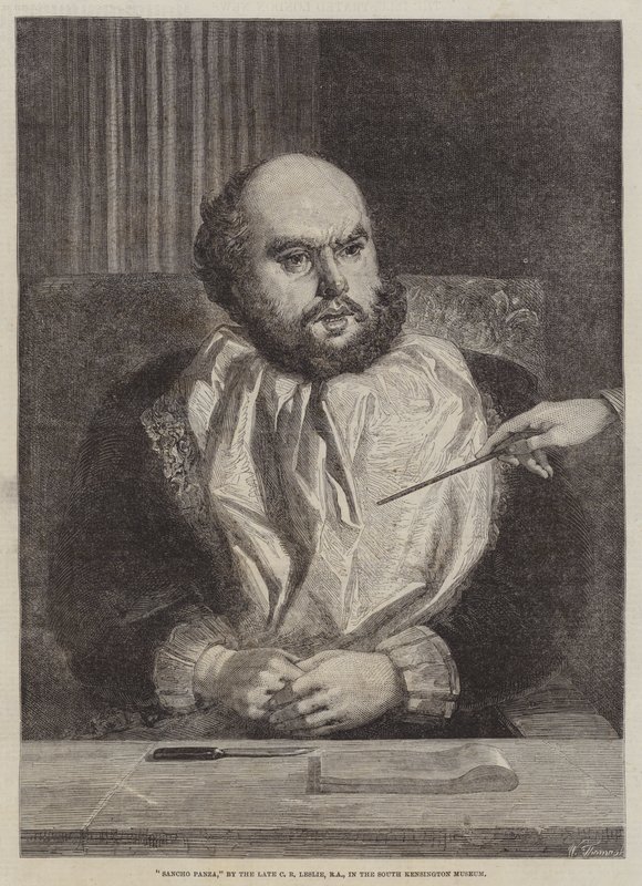 Sancho Panza af Charles Robert Leslie