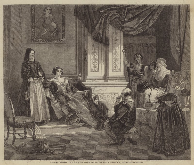 Sancho før hertuginden af Charles Robert Leslie