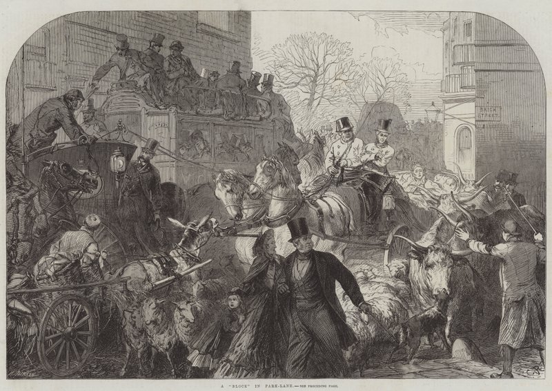 En blok i Park-Lane af Sir John Charles Robinson