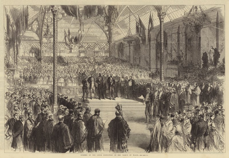 Åbning af Leeds-udstillingen ved Prince of Wales af Sir John Charles Robinson