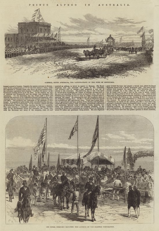 Prins Alfred i Australien af Sir John Charles Robinson