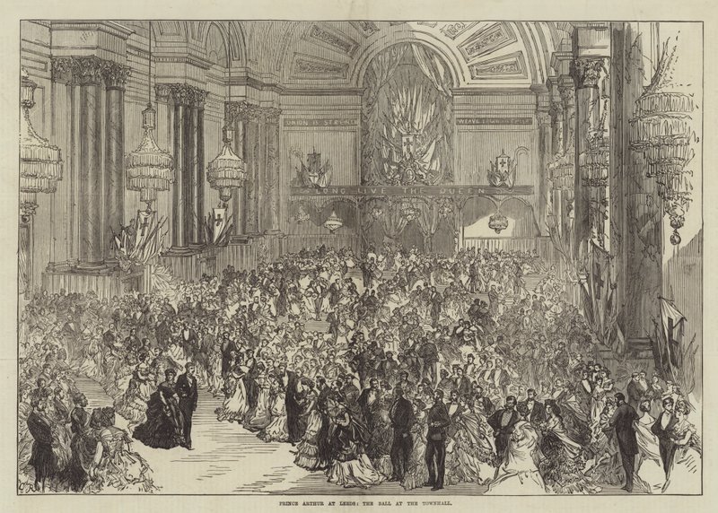 Prins Arthur i Leeds, balden i rådhuset af Sir John Charles Robinson