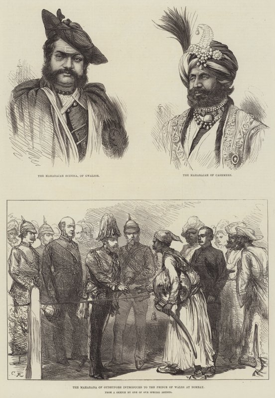 Kongeligt besøg i Indien af Sir John Charles Robinson