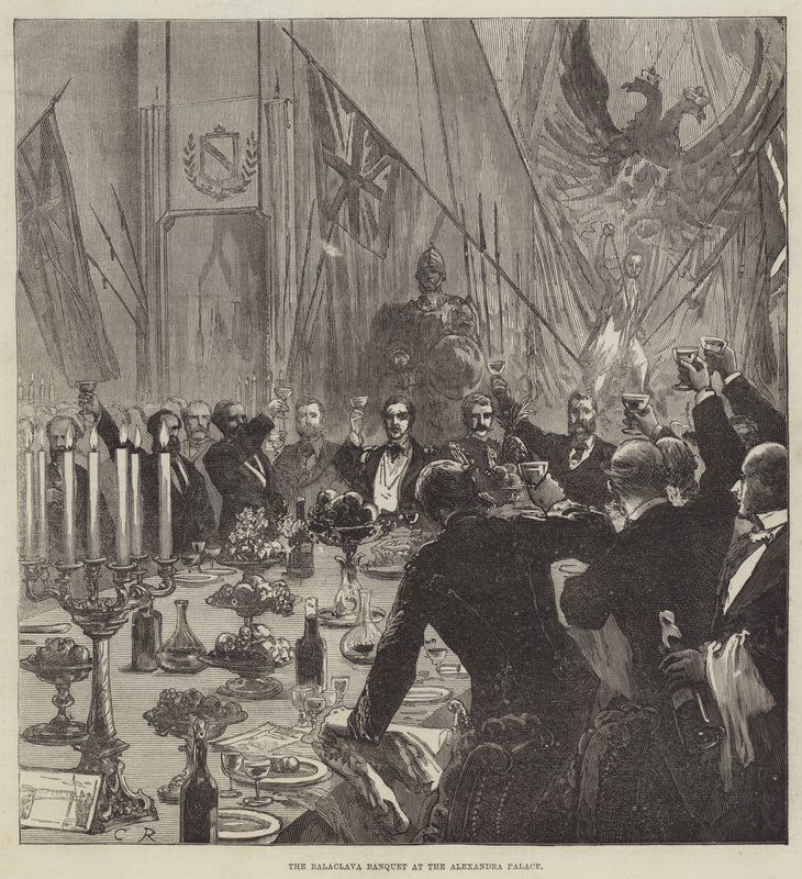 Balaclava-banketten på Alexandra Palace af Sir John Charles Robinson